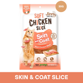 JINNY Soft Chicken Skin & Coat Slice For Cats