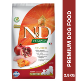 N&D PUMPKIN CHICKEN Puppy Starter Dry Food 2.5KG