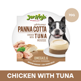 JERHIGH Panna Cotta Chicken & Tuna For Dogs
