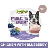 JERHIGH Panna Cotta Chicken & Blueberry For Dogs