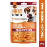 FIRST BARK Chicken Cheese Ham Jerky