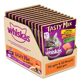 Whiskas Adult Chicken & Salmon Wakame Seaweed Gravy