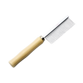 Wooden Steel Comb 1 Side