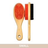 Wooden Polish Brush Double Side Grooming & Shedding Comb