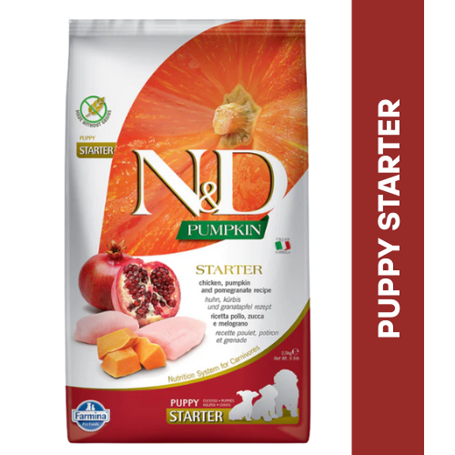 N&D PUMPKIN CHICKEN Puppy Starter Dry Food 2.5KG