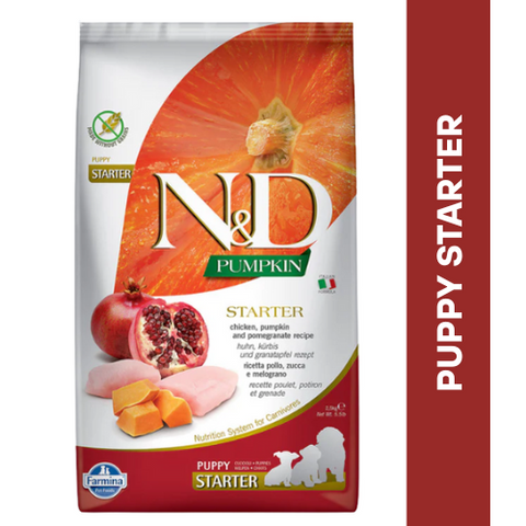 N&D PUMPKIN CHICKEN Puppy Starter Dry Food 2.5KG