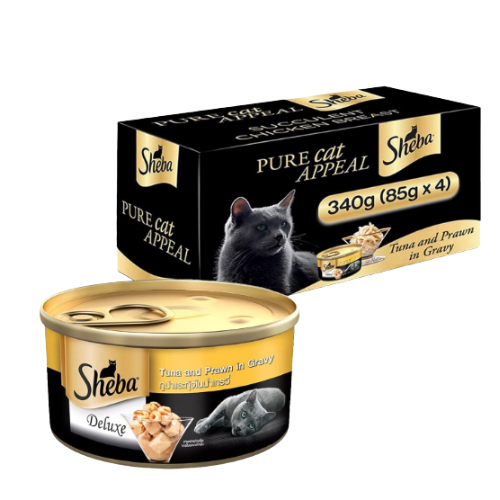 Sheba Tuna & Prawn Gravy Can