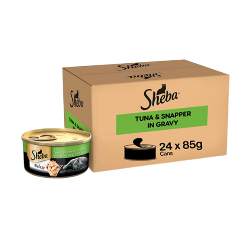 Sheba Tuna & Snapper Gravy Can