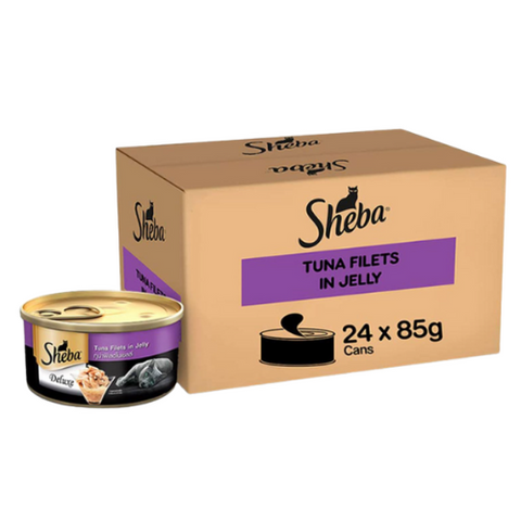 Sheba Tuna Filets Jelly Can