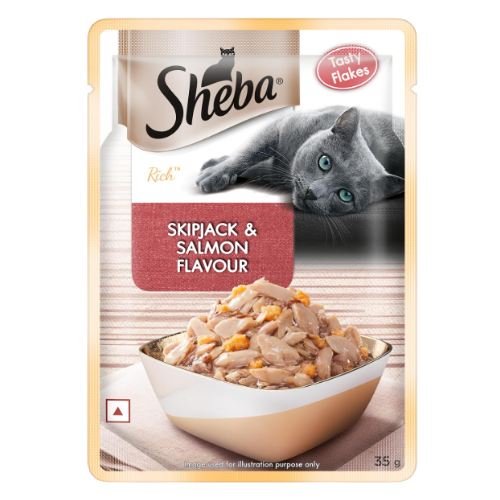 Sheba Skipjack & Salmon Wet Food