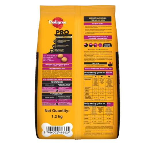 Pedigree Pro Mother & Pup Starter Small Breed Dry Food