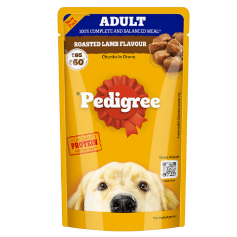 Pedigree Lamb Chunks Adult Gravy