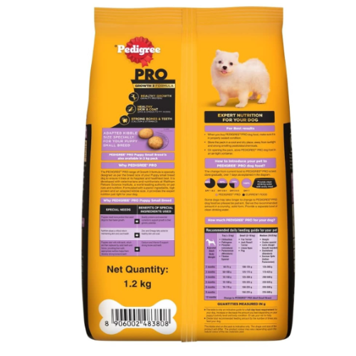 Pedigree Pro Puppy Small Breed Dry Food