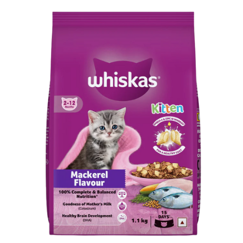 Whiskas Kitten Mackerel Cat Dry Food