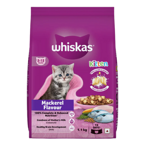 Whiskas Kitten Mackerel Cat Dry Food
