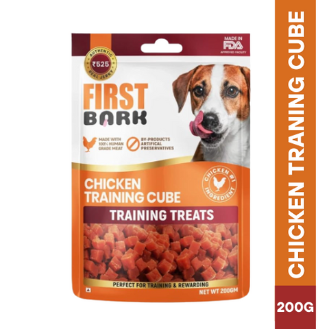 FIRST BARK Chicken Training Cubes Jerky