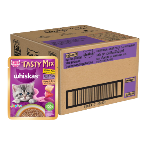 Whiskas Kitten Chicken Tuna Sweet Patato Wet Food