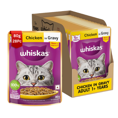 Whiskas Adult Chicken Wet Food