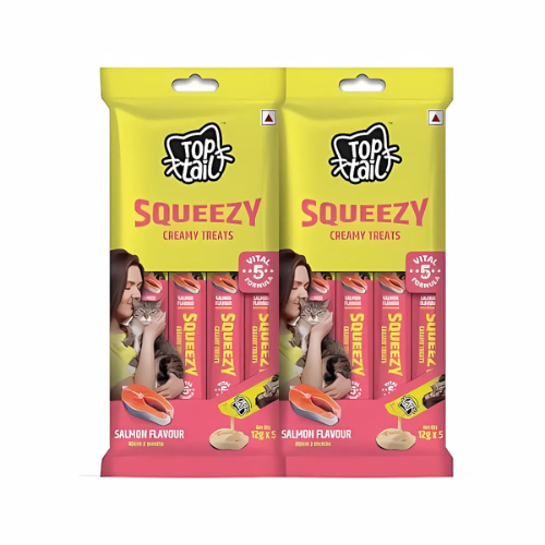 TOPTAIL Salmon Cat Creamy Treat
