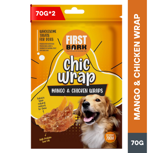 FIRST BARK Chic Warp Mango & Chicken Wrap