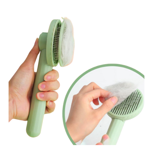 Slicker Brush Round Self Cleaning
