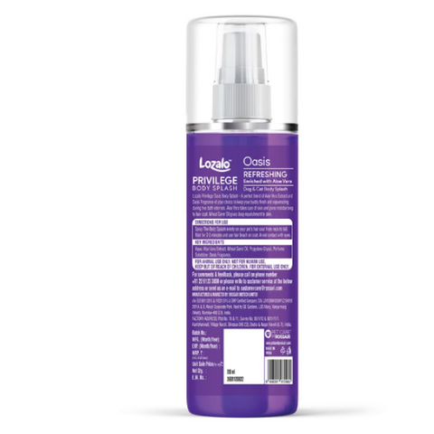 Lozalo Privilege Body Splash Oasis