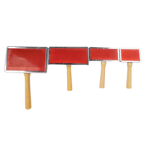 Wooden handle Slicker Brush