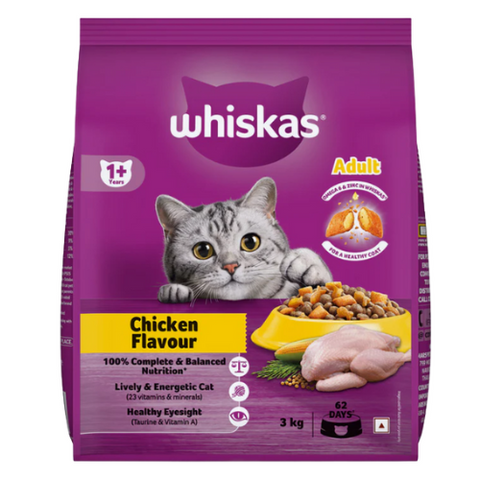 Whiskas Adult Chicken Cat Dry Food