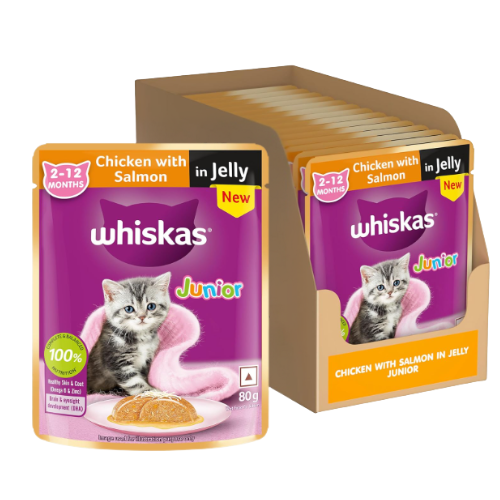 Whiskas Kitten Chicken with Salmon Wet Food