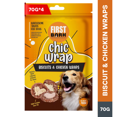 FIRST BARK Chic Warp Biscuit & Chicken Warps