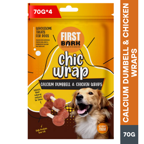FIRST BARK Chic Warp Calcium Dumbell Wraps