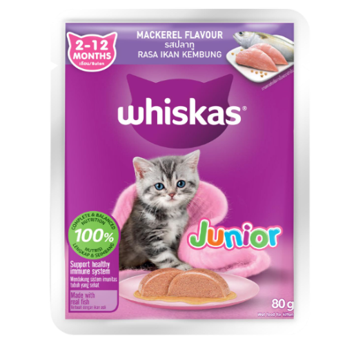 Whiskas Kitten Mackerel Wet Food