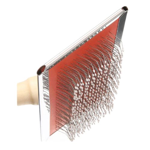 Wooden handle Slicker Brush