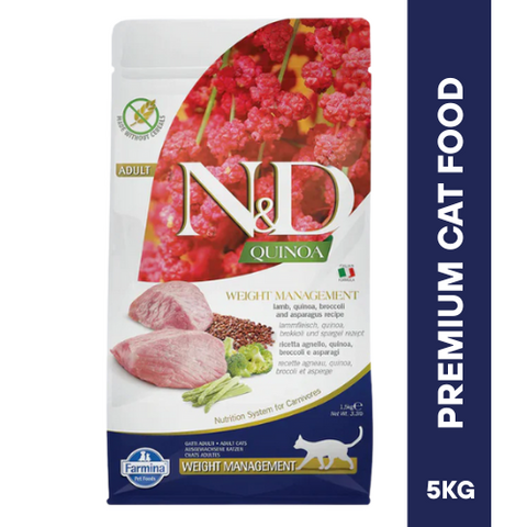 N&D QUINOA WEIGHT MANAGEMENT Lamb Cat Adult Dry Food