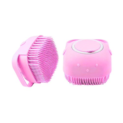 MPV Silicon Bathing Brush With Dispenser