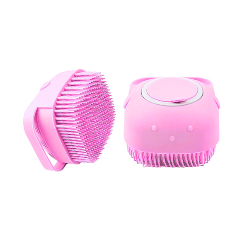 MPV Silicon Bathing Brush With Dispenser