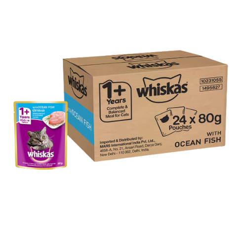 Whiskas Adult Ocean Fish Wet Food