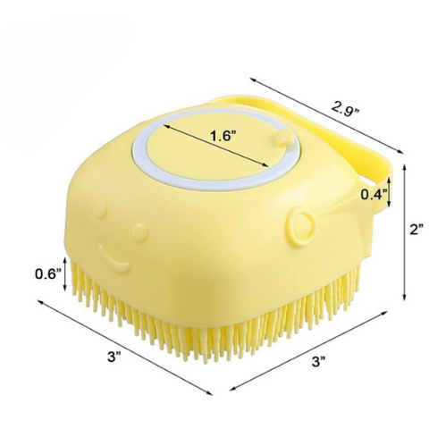 MPV Silicon Bathing Brush With Dispenser