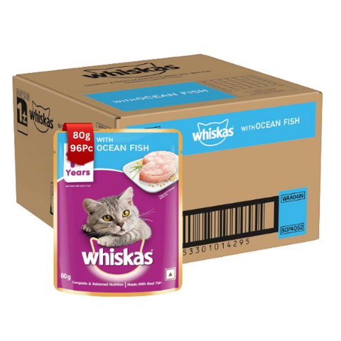 Whiskas Adult Ocean Fish Wet Food