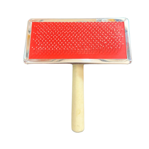 Wooden handle Slicker Brush