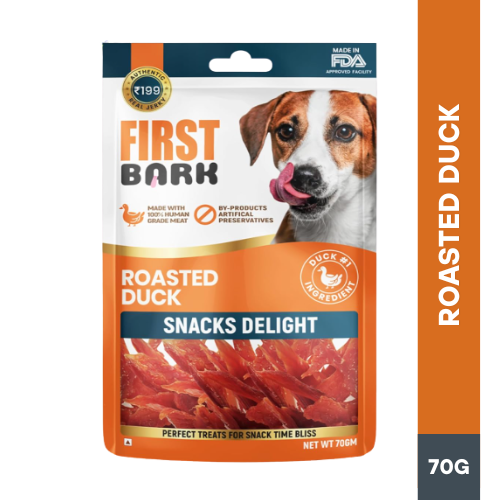 FIRST BARK Roasted  Duck Jerky