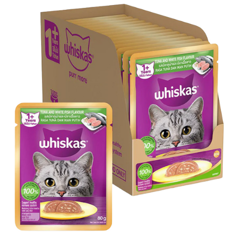 Whiskas Adult Tuna and White Fish Gravy Wet Food