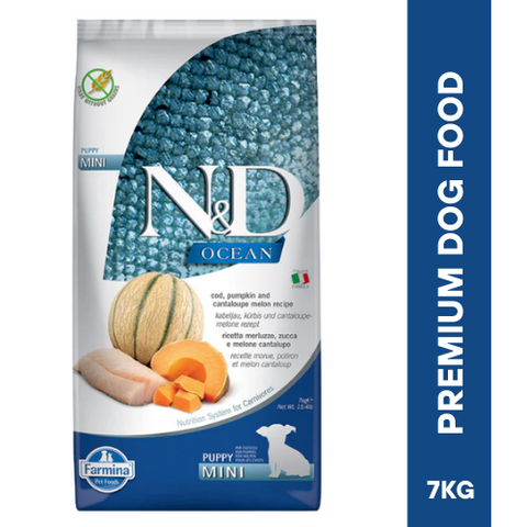 N&D OCEAN COD, PUMPKIN & CANTALOPE MELON Puppy Mini Dry Food