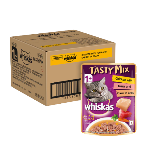Whiskas Adult Chicken Tuna & Carrot Gravy