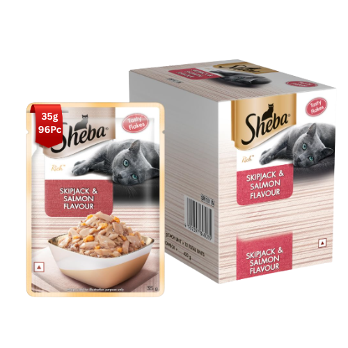 Sheba Skipjack & Salmon Wet Food