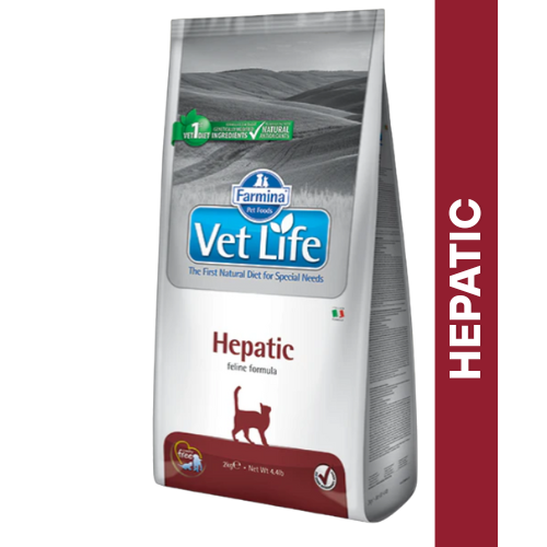 VetLife Hepatic Cat Dry Food 2KG