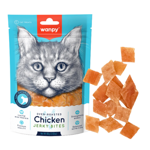 WANPY Chicken Jerky Bites For Cats