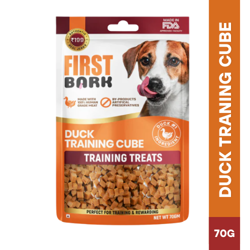 FIRST BARK Duck Training Cubes Jerky